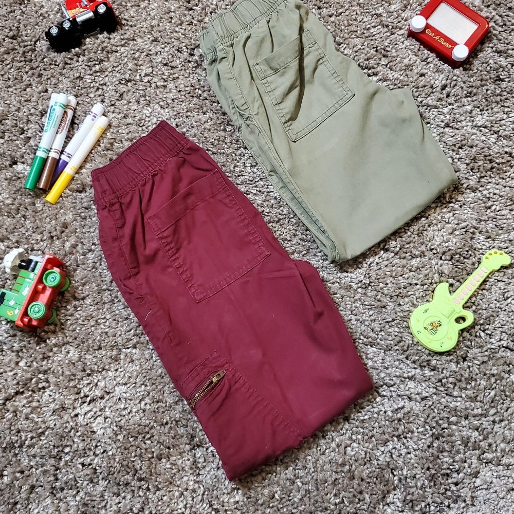 2pcs  Boys Pull On Jogger Pants